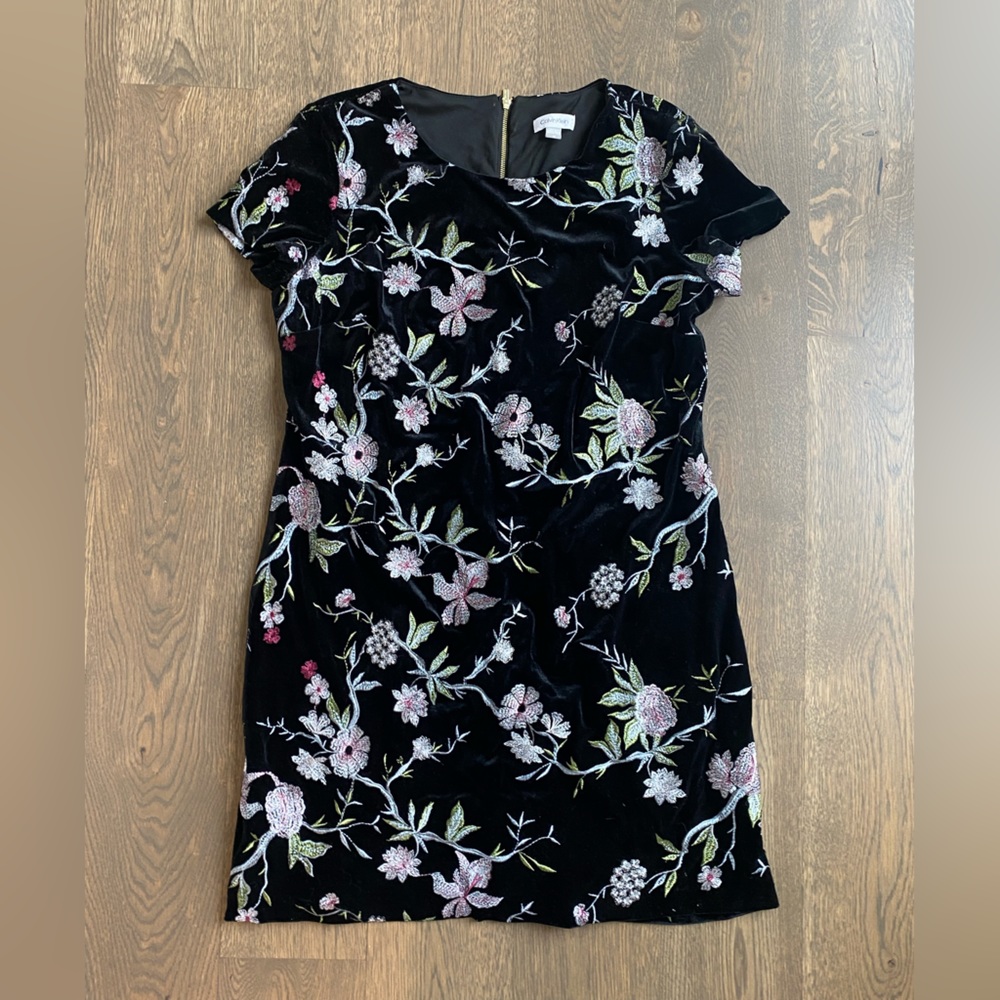 Calvin Klein Velvet Dress
